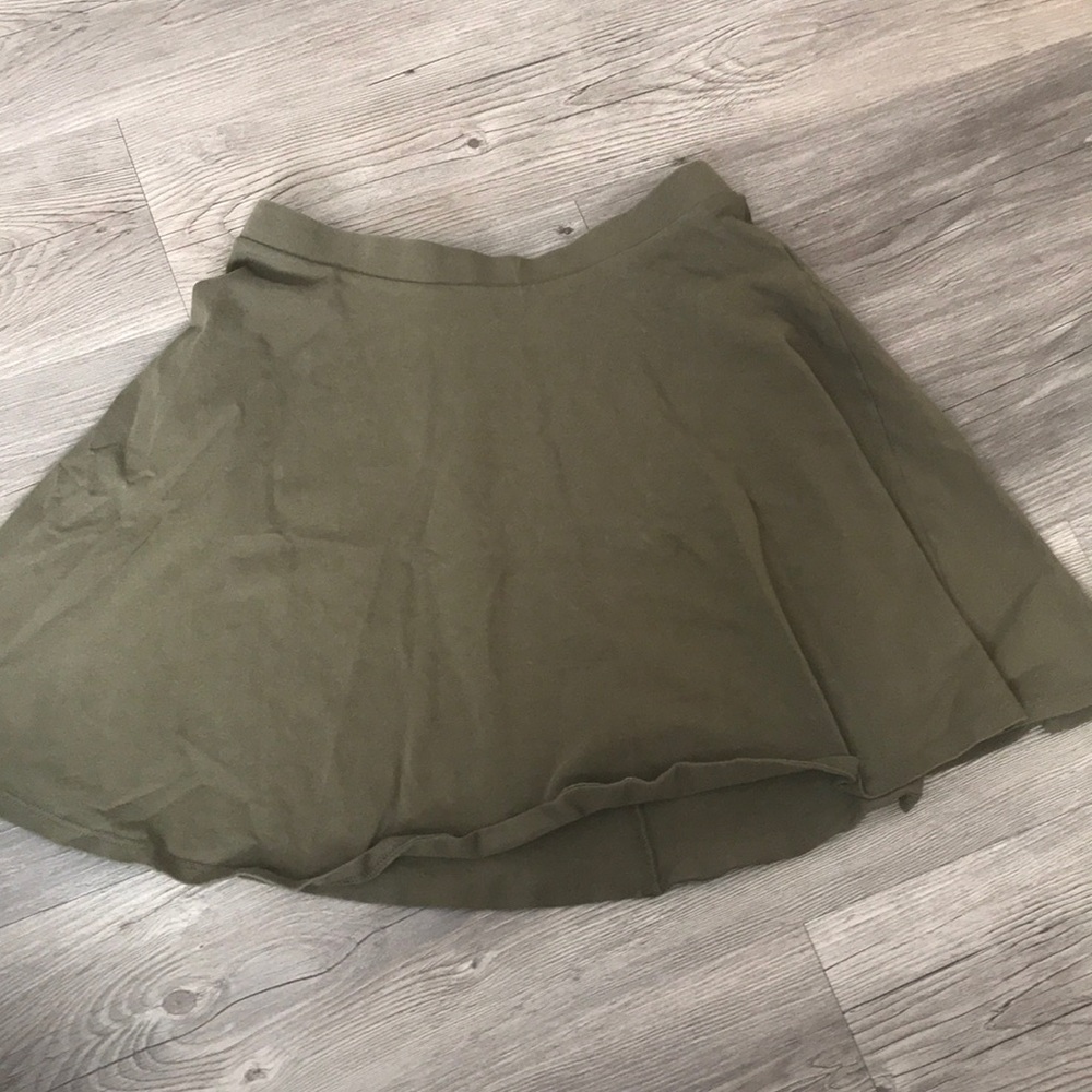 Olive skirt